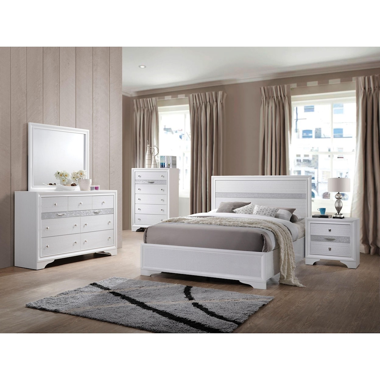 Acme Furniture Naima Full Bed (No Storage)