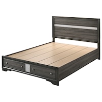 Queen Bed w/Storage