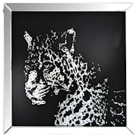 Crystal Leopard Wall Art