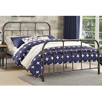 Industrial Metal Twin Bed