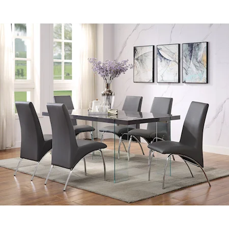 Dining Set with 6 Chairs