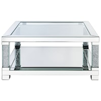 Glam Mirrored Coffee Table