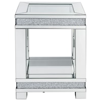 Glam Square End Table
