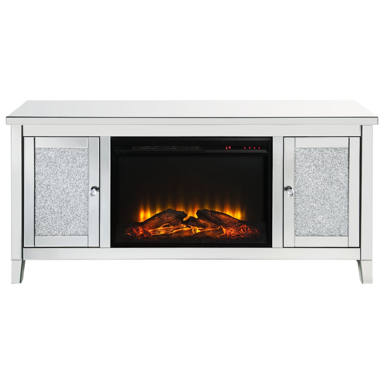 Acme Furniture Noralie TV Stand w/ Fireplace (LED)