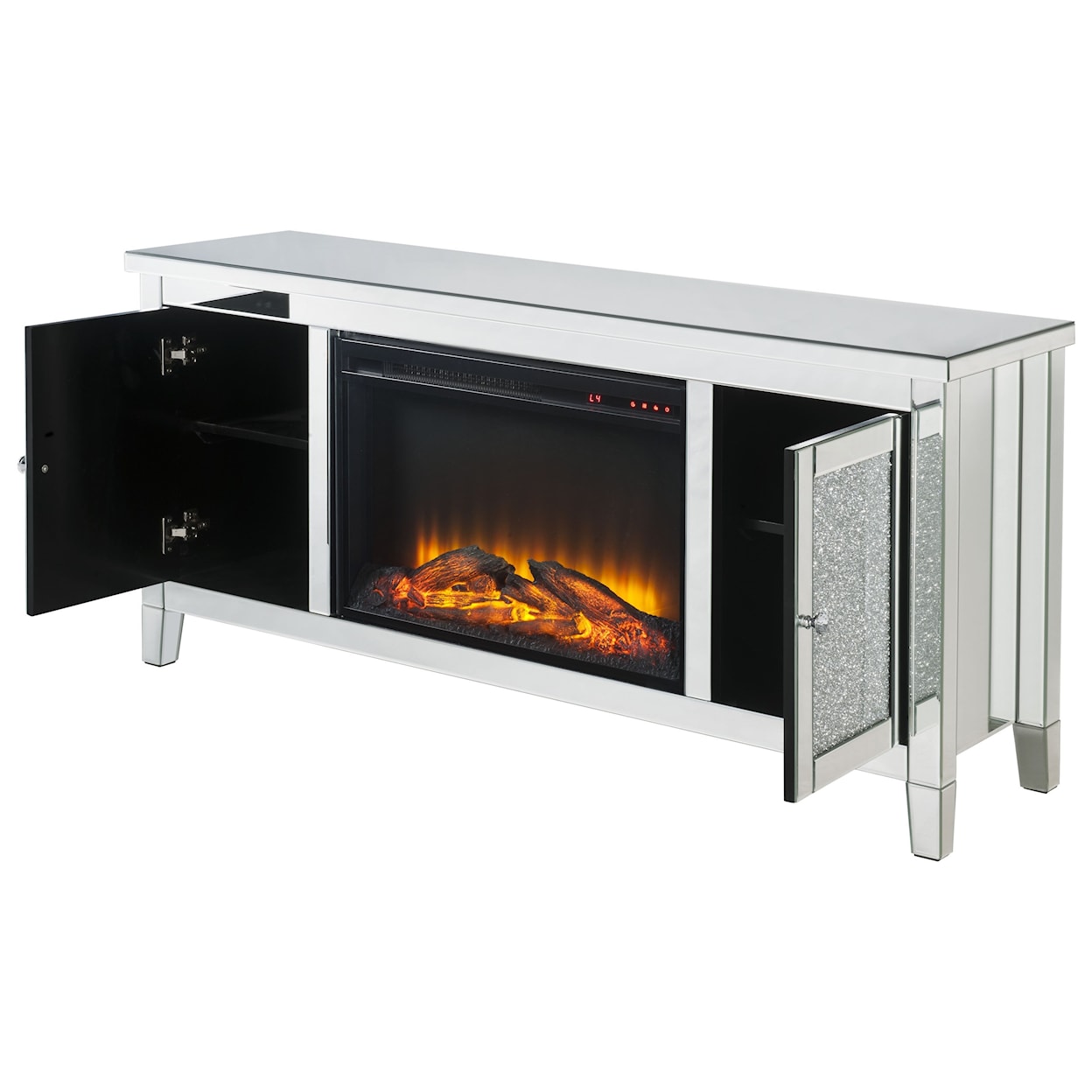 Acme Furniture Noralie TV Stand w/ Fireplace (LED)