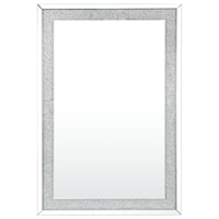 Glam Wall Decor/Wall Mirror with Faux Diamond Crystals
