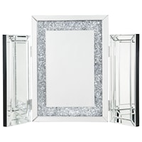 Glam Tri-Fold Vanity Mirror/Accent Decor
