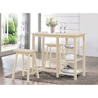 2 Piece Counter Height Table Set