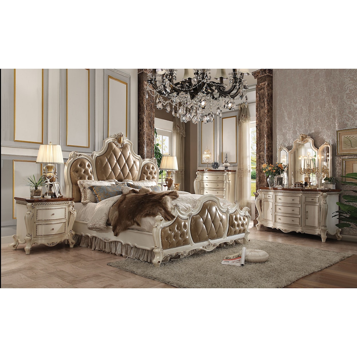 Acme Furniture Picardy California King Bedroom Group