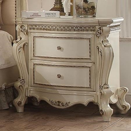 Traditional 2-Drawer Nightstand