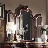 Traditional Trifold Mirror