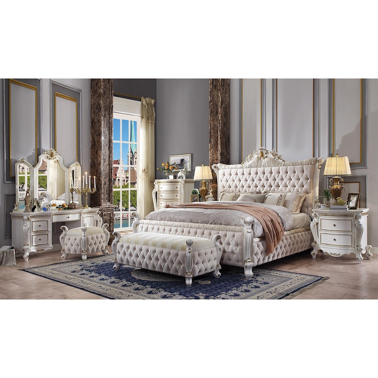 Acme Furniture Picardy King Bed