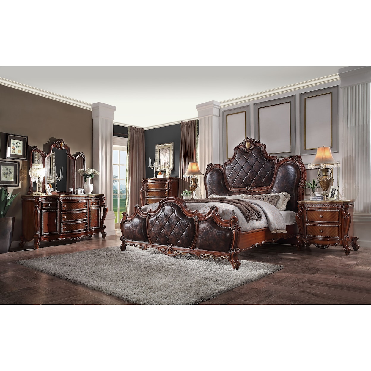 Acme Furniture Picardy  King Bed