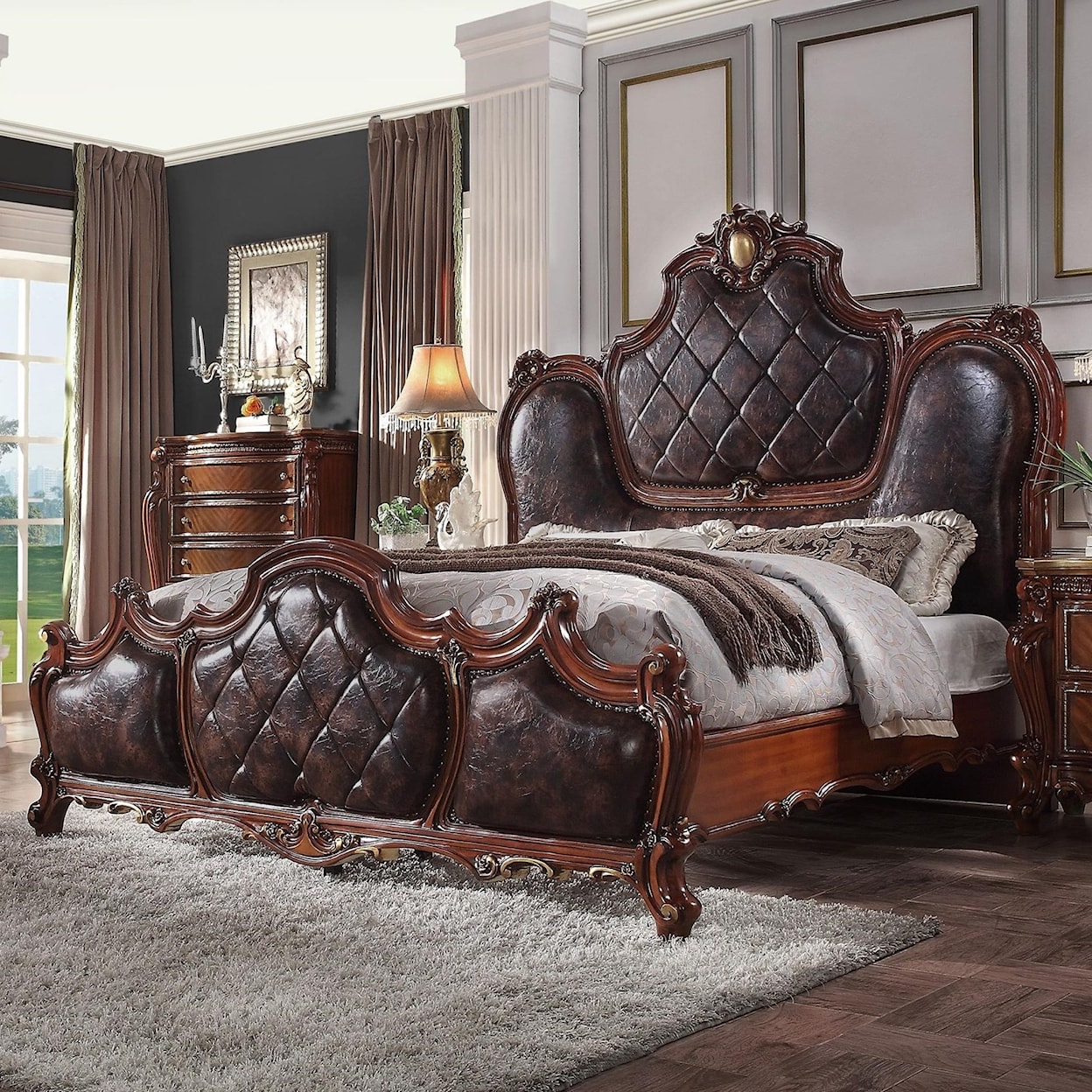 Acme Furniture Picardy  Queen Bed