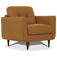 Contemporary Chair with Button Tufting