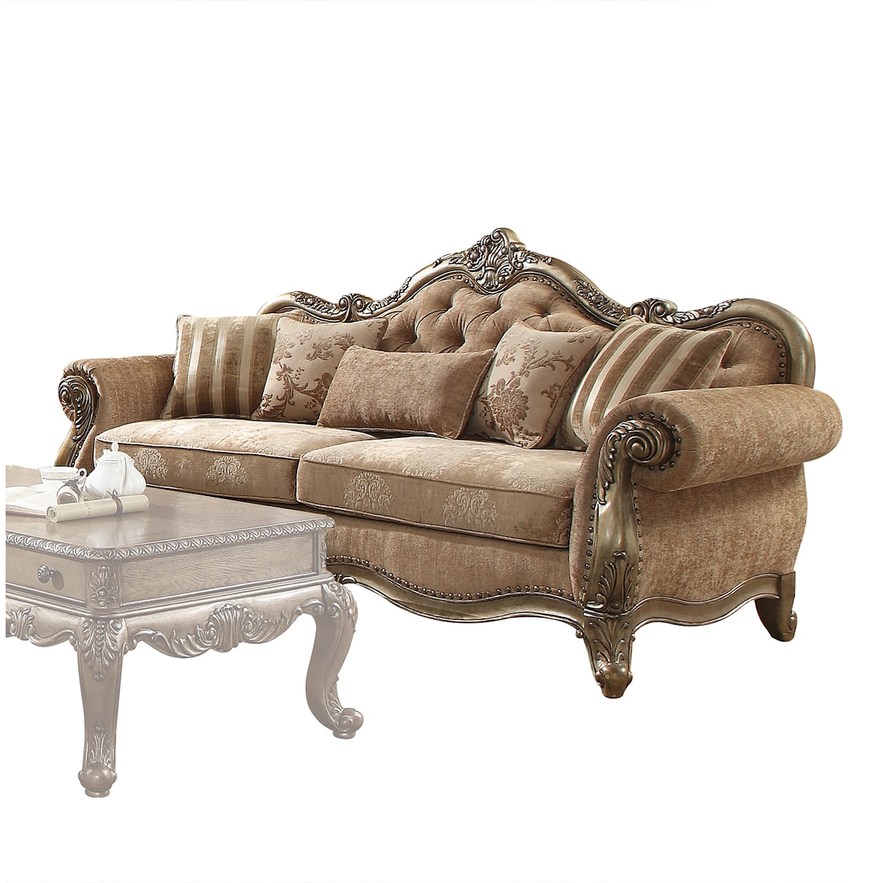 Acme Furniture Ragenardus Sofa w/5 Pillows