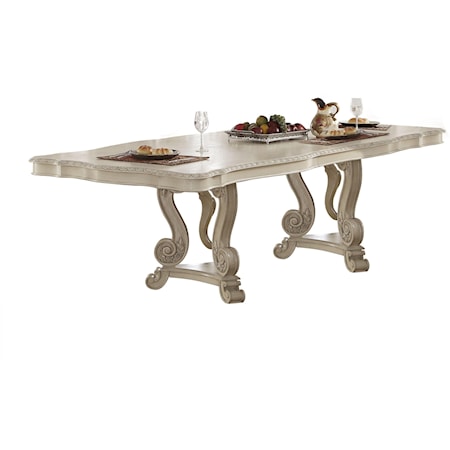 Dining Table w/Double Pedestal