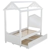 Acme Furniture Rapunzel Twin Canopy Bed