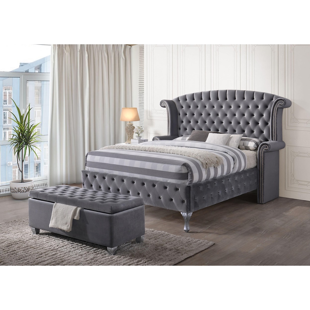 Acme Furniture Rebekah Queen Bed