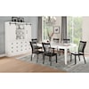 Acme Furniture Renske Dining Table Set with 6 Chairs