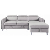 Contemporary Sectional Sofa with Sleeper and Storage