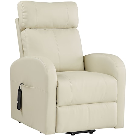 Transitional Power Lift Recliner with Sloped Track Arms