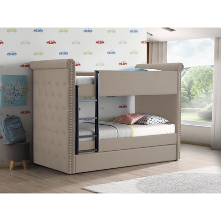 Twin/Twin Bunk Bed & Trundle