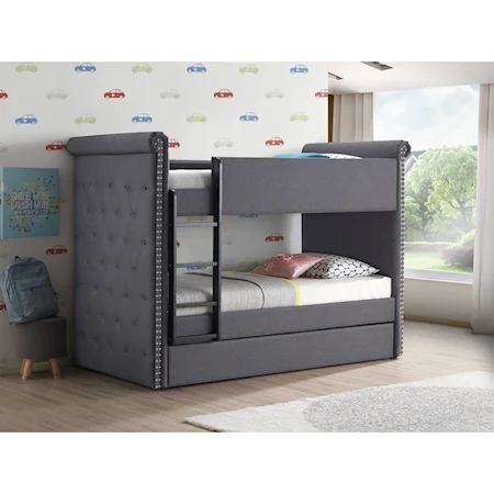 Twin/Twin Bunk Bed & Trundle