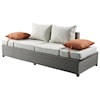 Acme Furniture Salena Patio Sofa & Ottoman w/2 Pillows