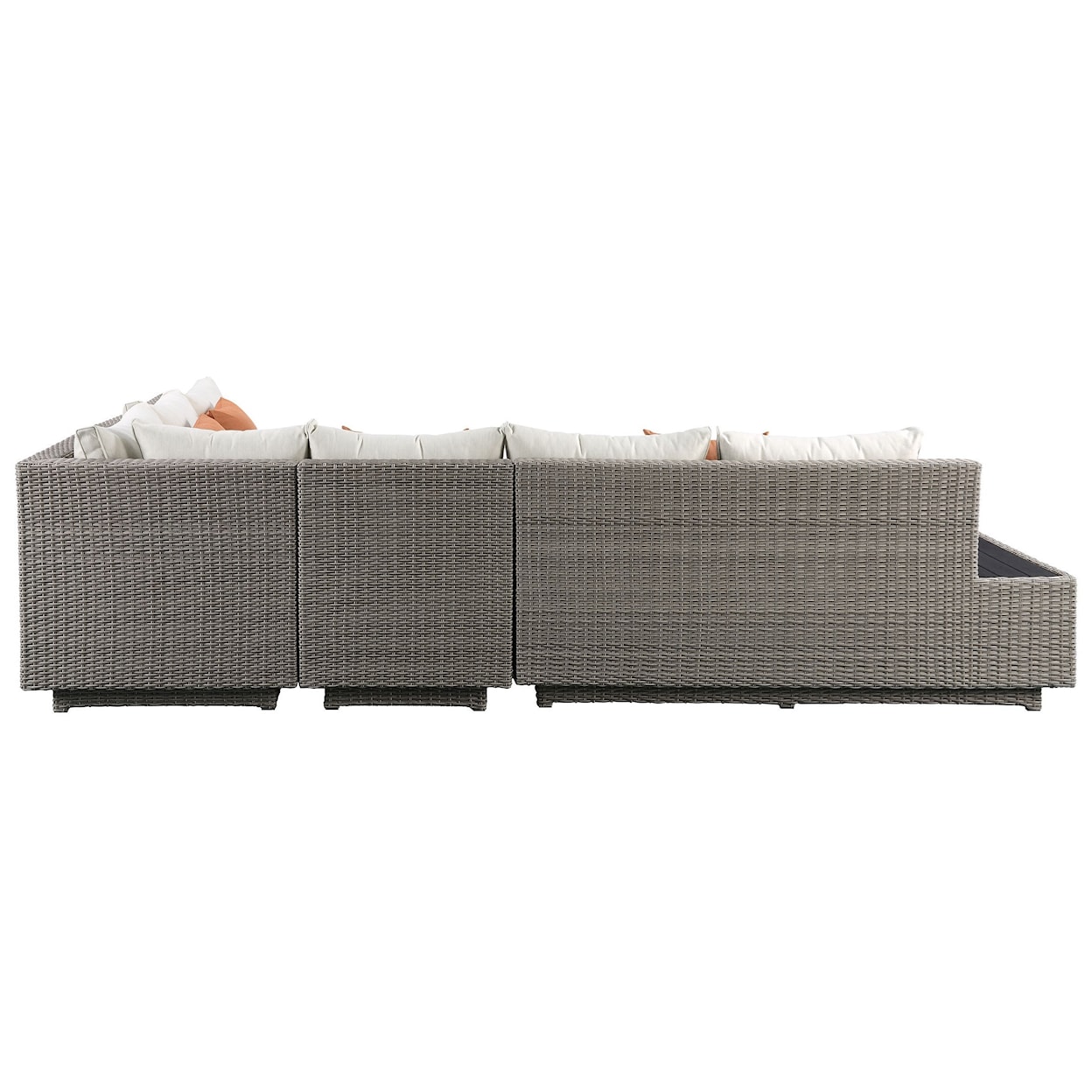 Acme Furniture Salena Patio Sectional & Cocktail Table