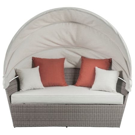 Patio Canopy Sofa &amp; Ottoman