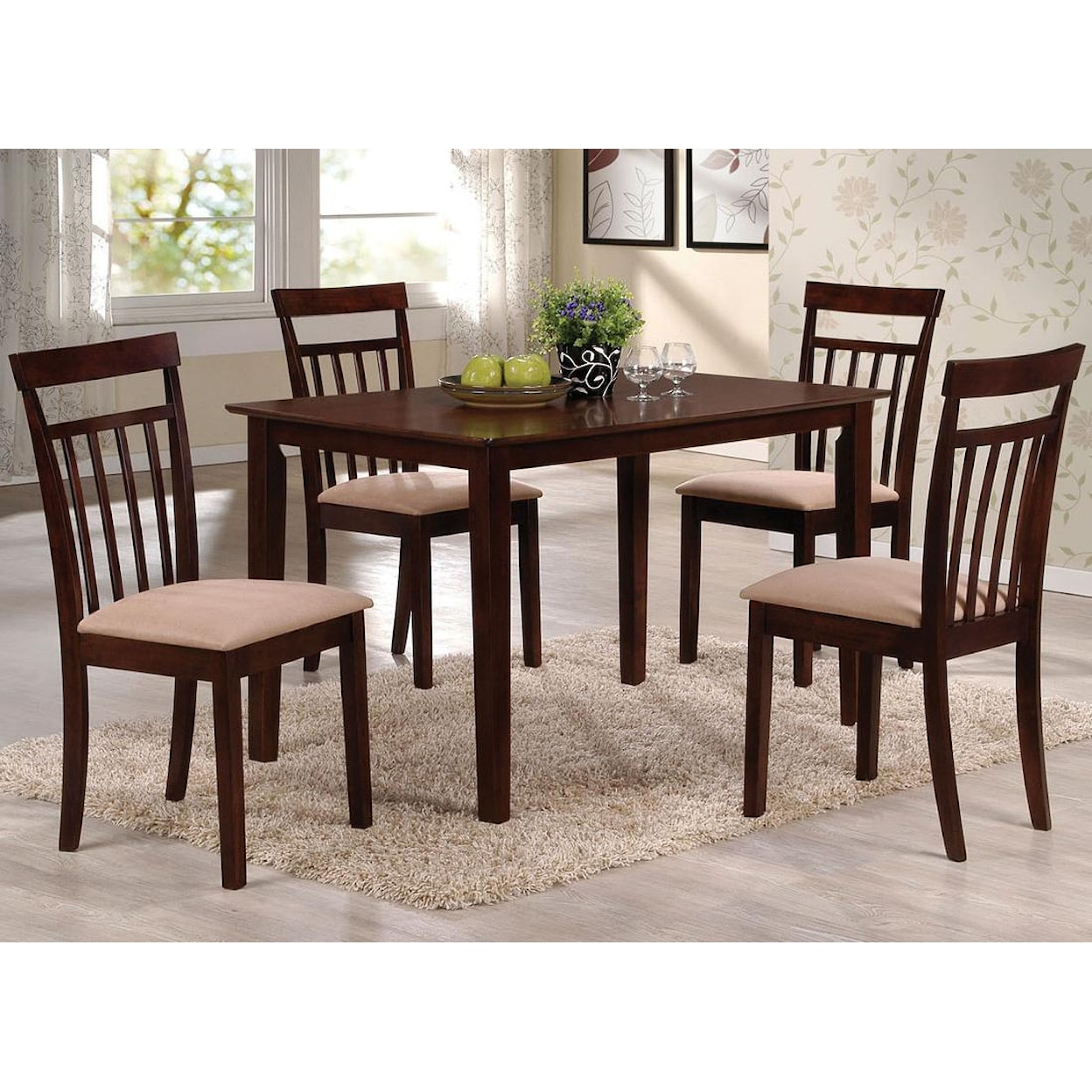 Acme Furniture Samuel 5 Piece Dining Set