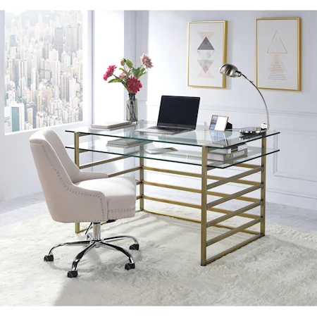 Glass Desk