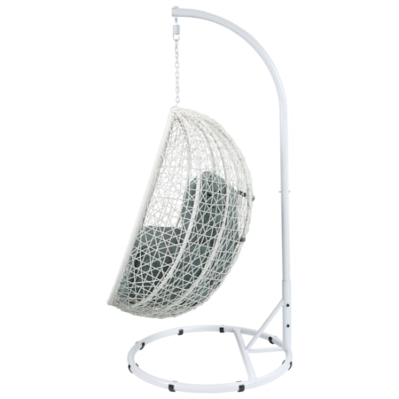 Patio Swing Chair with Stand