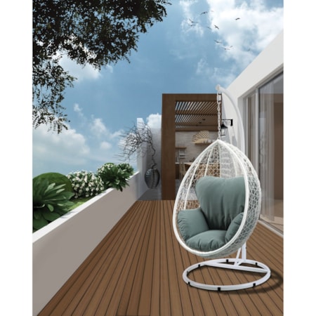 Patio Swing Chair with Stand