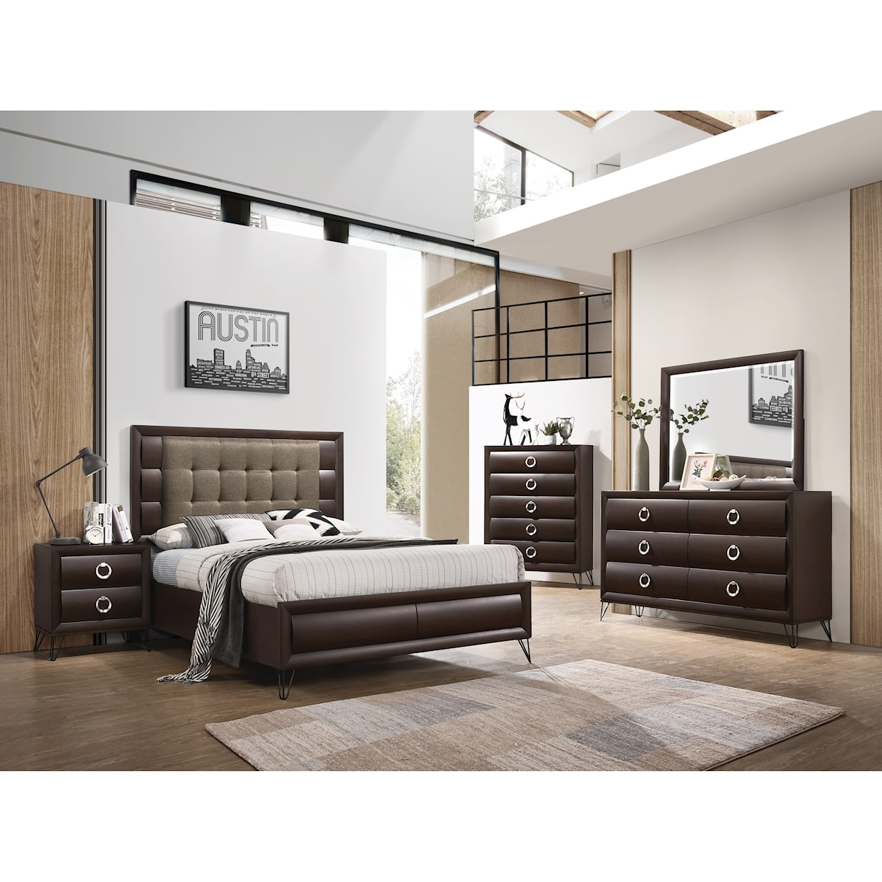 Acme Furniture Tablita 7pc Queen Bedroom Group