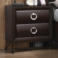 Nightstand with Hairpin Legs