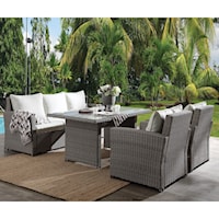 Casual 4-Piece Outdoor Dining Set