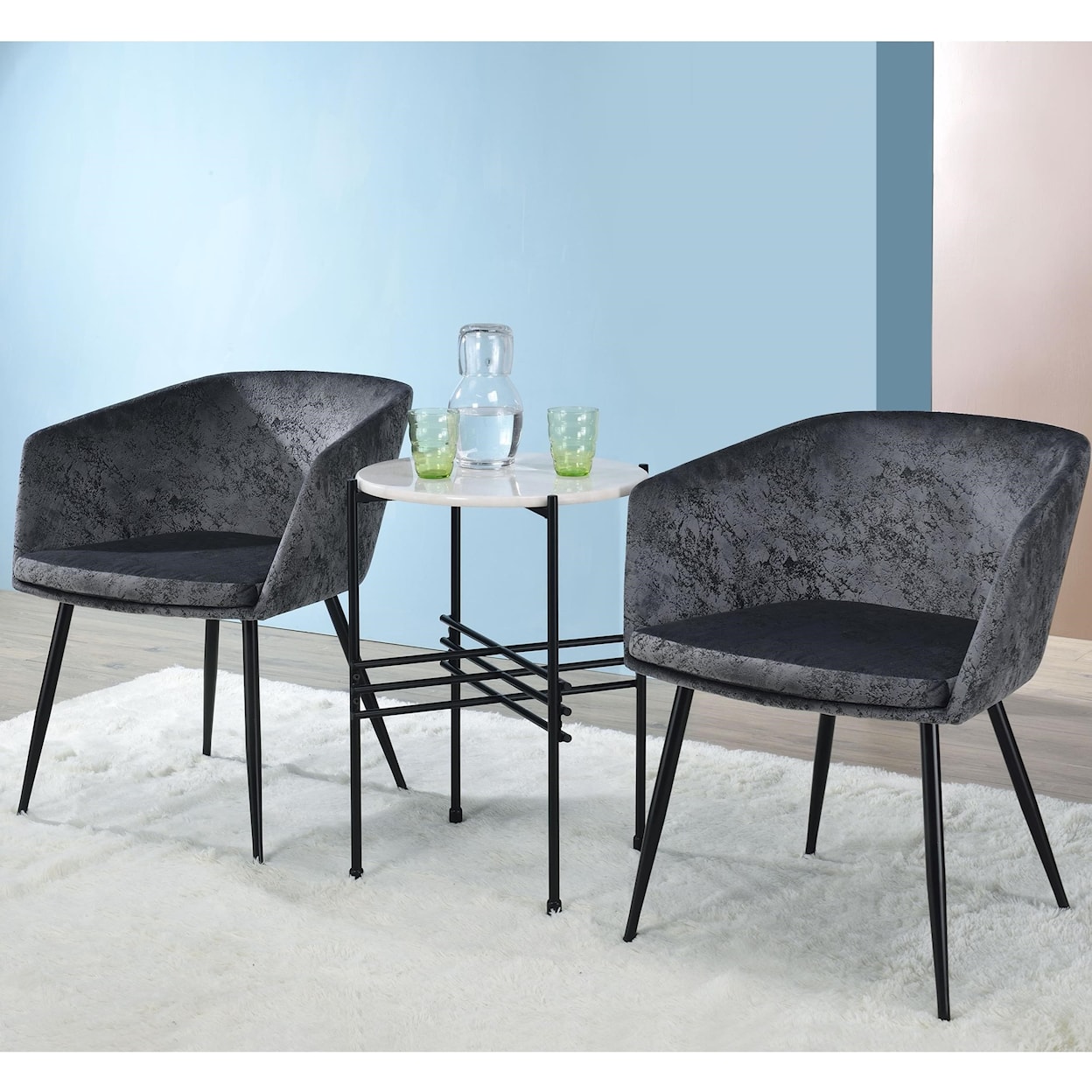 Acme Furniture Taigi 3-Piece Chair & Table Set