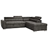 Acme Furniture Thelma Sectional Sofa w/Sleeper & Ottoman