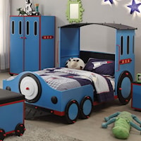 Train Themed Twin Bed