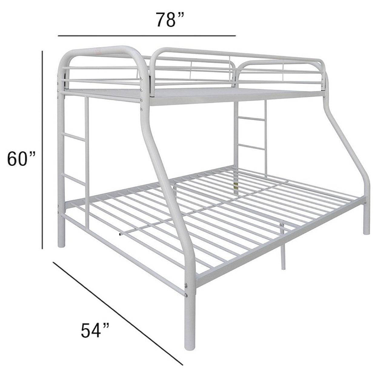 Acme Furniture Tritan Bunk Bed (Twin XL/Queen)