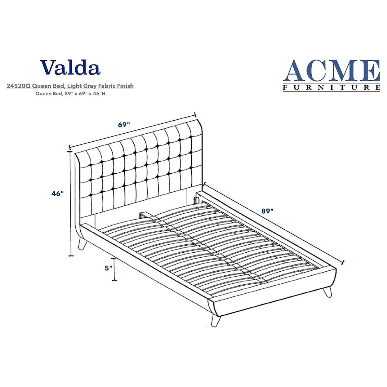Acme Furniture Valda Queen Bed