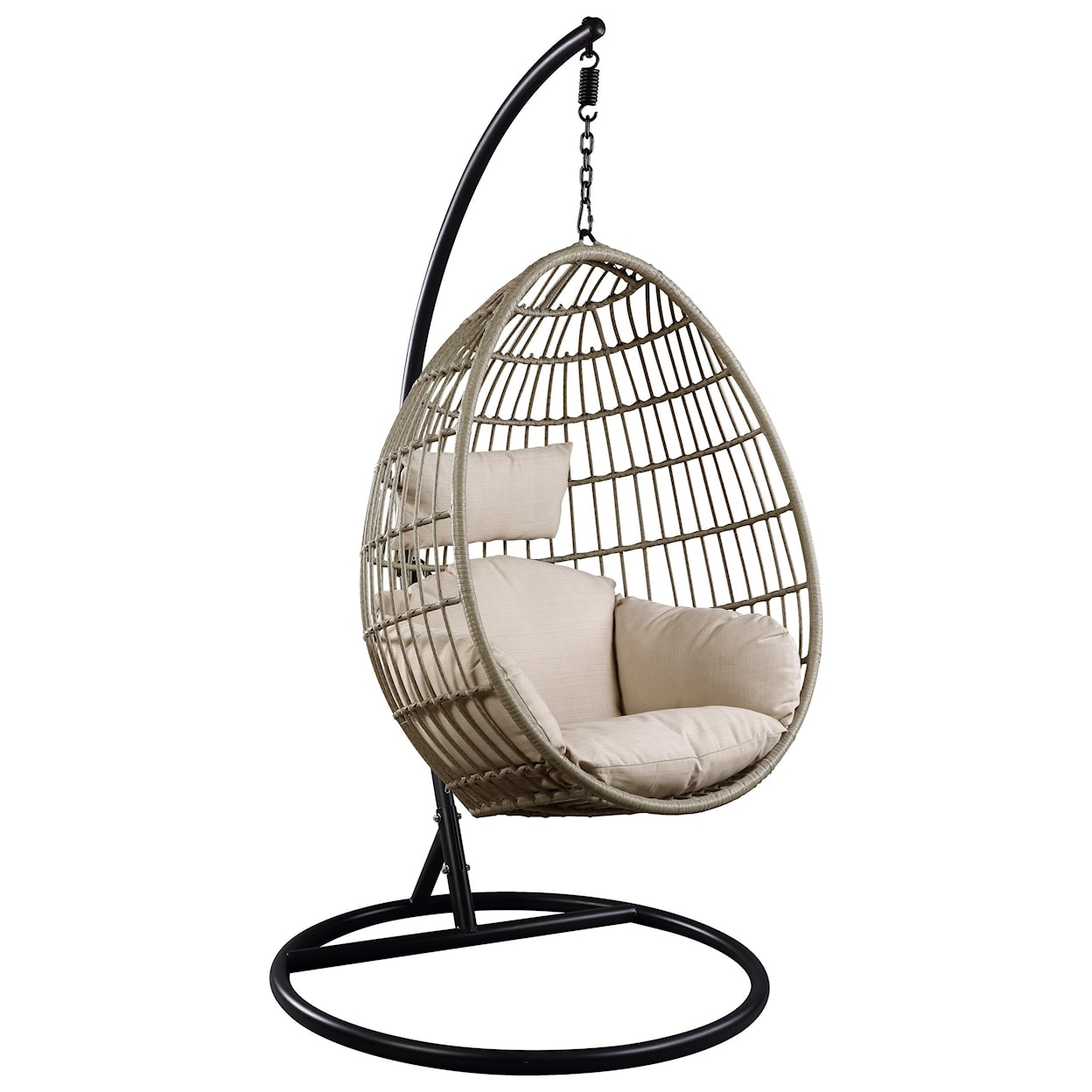 Acme Furniture Vasant Patio Swing Chair with Stand