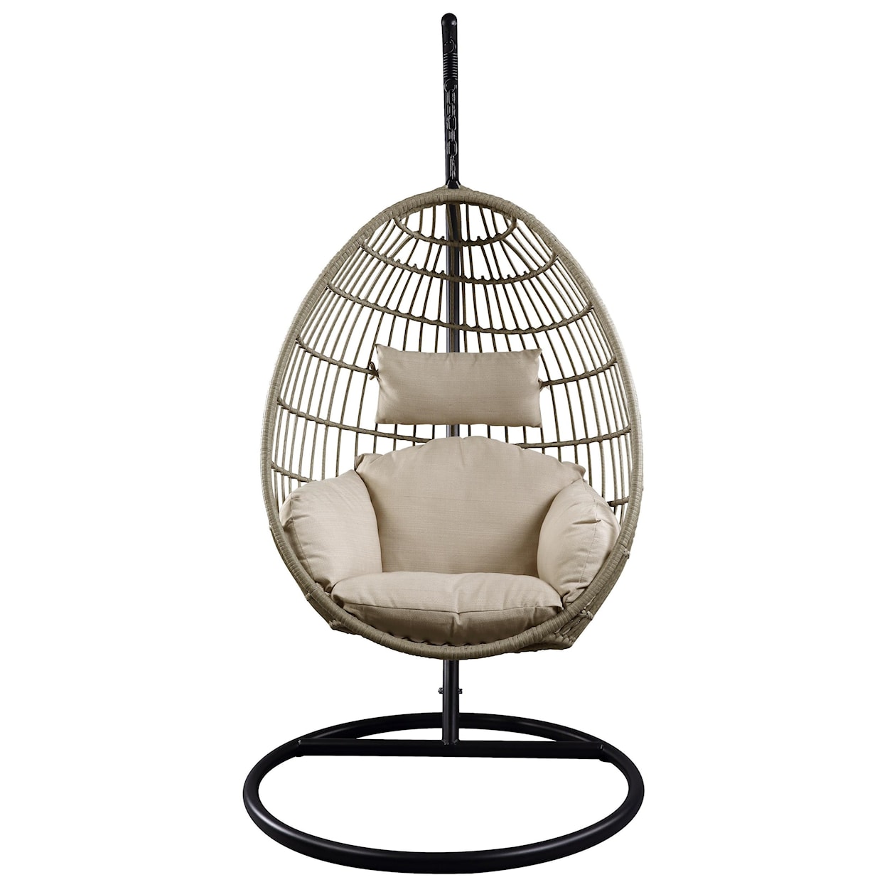 Acme Furniture Vasant Patio Swing Chair with Stand