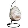 Acme Furniture Vasant Patio Swing Chair with Stand