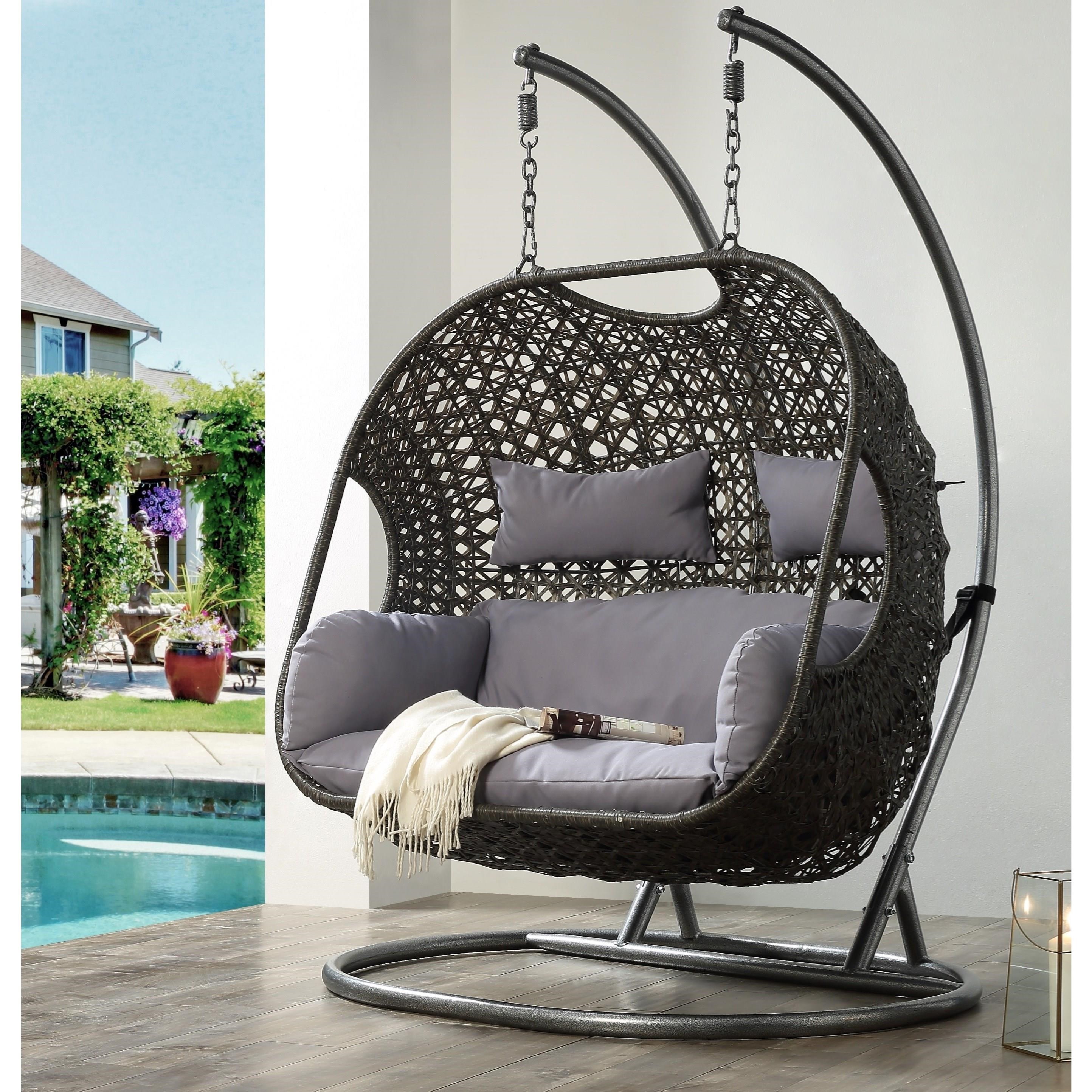 Patio Swing Chair with Stand