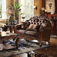 Loveseat with Tufted Back