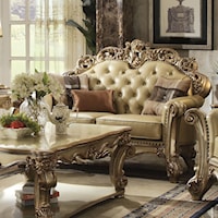Loveseat with Tufted Back
