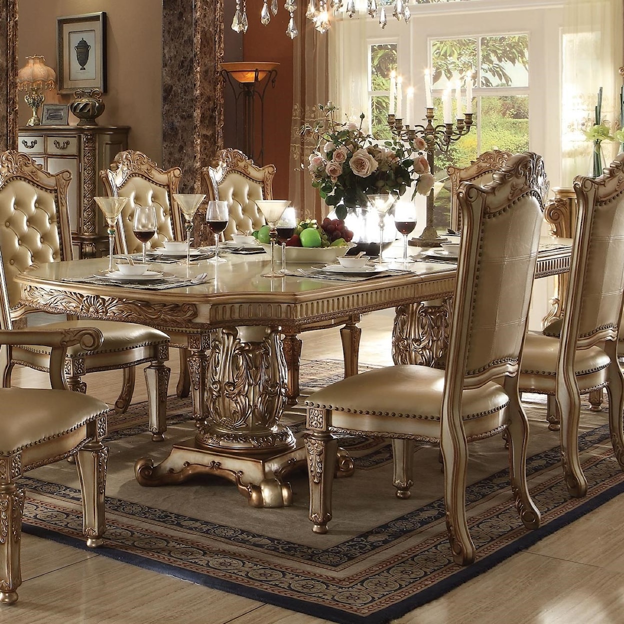 Acme Furniture Vendome Formal Dining Table